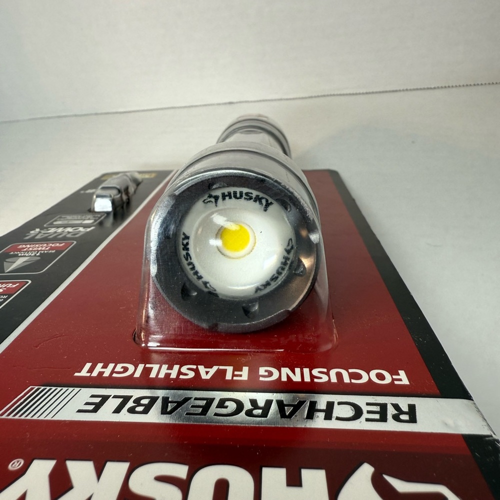 Sky Black Rechargeable Flashlight